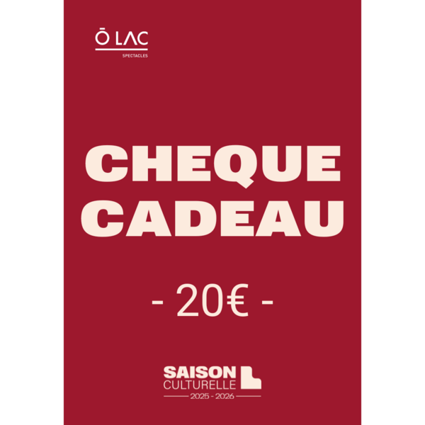 CHEQUE CADEAU - 20€